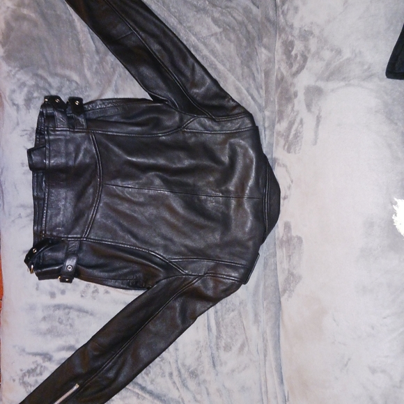Walter Baker Allison Leather Moto Jacket. XL - Picture 12 of 16